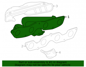 Toyota Prius 2009 2004 exhaust manifold with protection, rusty