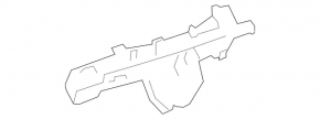 Rear left door handle mechanism Mercedes GLA 15-20