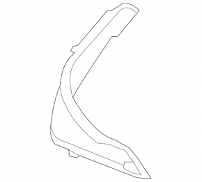 Right windshield wiper seal Chevrolet Volt 16-