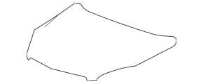 Hood bare GMC Terrain 10-15 prerest graphite WA121V paint swelled, rust