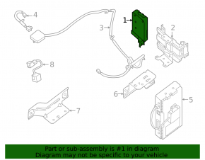 TELEMATICS COMMUNICATION CONTROL MODULE Infiniti QX30 17-