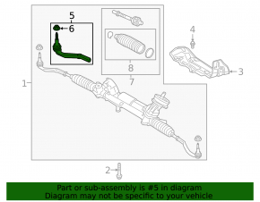 Right steering tip Volvo C40 22-24