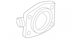 Rear left axle mount bracket for Nissan Rogue Sport 17-22 AWD