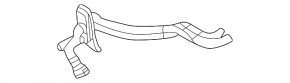 Cooling system hose for Audi A6 C8 19-24 3.0T with tee
