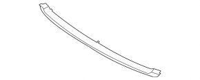 Mini Cooper R56 R58 11-15 upper radiator grille molding