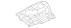 Mitsubishi Outlander 22-25 FWD front left underbody protection rear