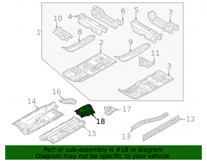 Mitsubishi Outlander 22-25 FWD front left underbody protection rear