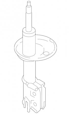 Front right shock absorber Hyundai Sonata 11-12
