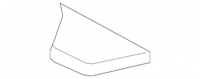 Right trunk lid for Toyota Prius 30 10-11, gray, type 1