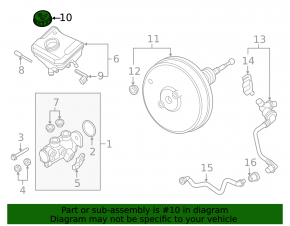 Volkswagen ID.4 21-25 brake master cylinder reservoir cap