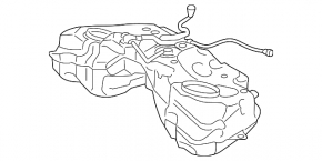 Lexus IS250 Fuel Tank 14-21