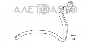 Lexus RX350 16-22 FWD Fuel Filler Neck