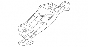 Heat protection rear Audi Q7 4L 10-15