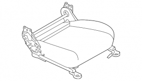 Nissan Leaf 11-12 passenger seat without airbag, heated
