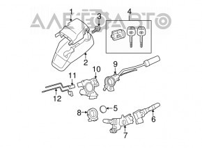 Toyota Camry v40 steering angle sensor