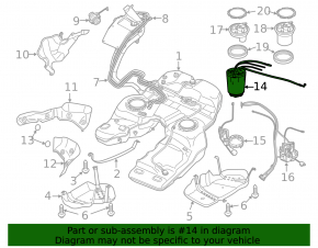 Fuel pump for Porsche Cayenne 958 11-17