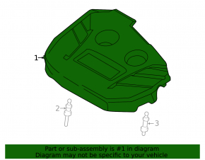 Lincoln MKC 15 Engine Cover - Type 2
