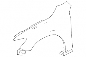 Front right fender Mazda 6 14-21