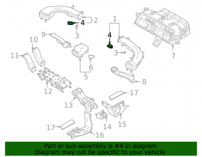 Actuator motor drive heater Porsche Cayenne 19-26