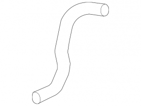 Lower cooling hose for Lexus IS250 IS350 06-12