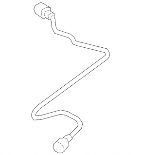 Cooling system return pipe, reservoir-head, BMW 3 G20 19-25 2.0T, plug-in