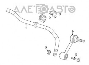 Rear stabilizer VW Passat b7 12-15 USA 19mm