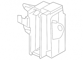 Audi A6 C8 19-24 Upper Dashboard Fuse Box Bracket