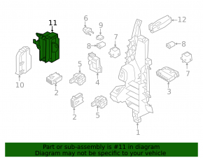 Audi A6 C8 19-24 Upper Dashboard Fuse Box Bracket