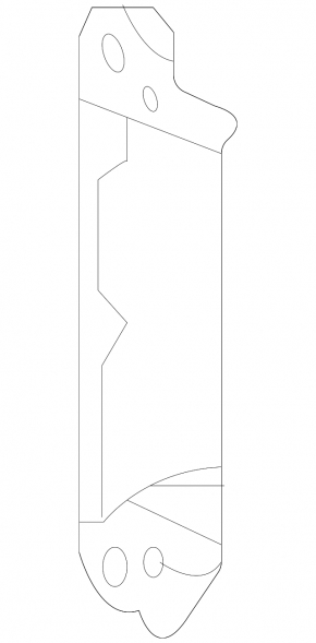 Front left side member nose for Lexus LS500 LS500h 18-24