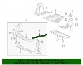 Left eyelash TV bracket for Honda CRZ 11-16