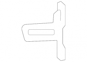Rear left door lock bracket Toyota Sienna 21-25 rear