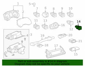 Toyota Venza 23-24 stability control switch