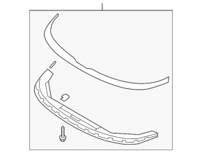 Kia Soul 20-25 Hood Lock Trim