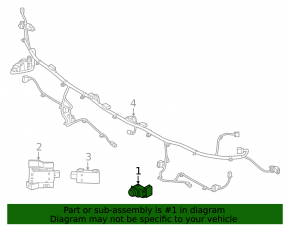 Parking sensors for the front bumper of the Genesis GV60 23-25 for automatic parking