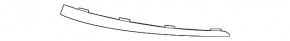Front bumper molding left Mercedes GLA 18-19 AMG pkg, night pkg