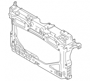 TV radiator panel Mazda CX-3 16-19 without radar