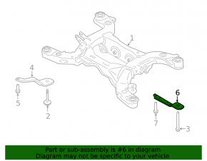 Rear subframe burr rear right Ford Explorer 20-