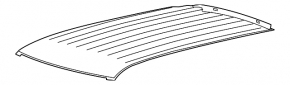 Metal roof for Ford Explorer 20-23 without sunroof, on the body