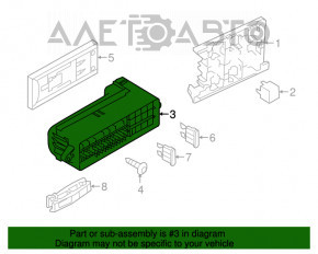 Fuse box under the dashboard VW Passat 20-22