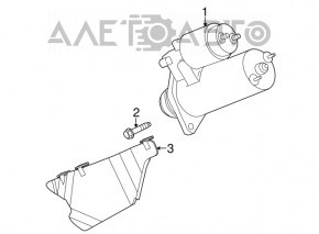Starter Cadillac CTS 14-16 3.6