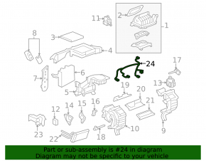 Chevrolet Equinox 10-12 Heater Wiring