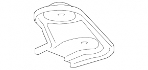 Front subframe lug, rear left, Chevrolet Volt 11-15