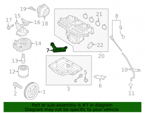 Oil receiver Hyundai Elantra AD 17-20 1.4