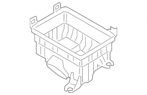 Air filter housing Kia Forte 19-24 2.0 lower part