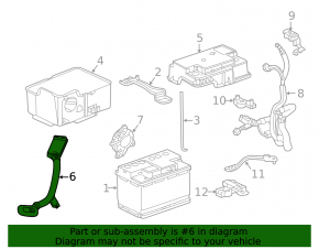 Air Duct Assembly Battery Acura MDX 16-16