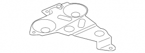 ABS bracket Audi A6 C7 12-15 pre-rest, lower