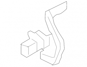 Trunk door hinge right Audi Q7 16-
