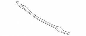 Lower front bumper reinforcement for BMW 4 Series F32/33/36 14-20 radar