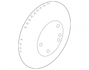 Front left brake disc Hyundai Elantra AD 17-20