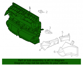 BMW 3 G80 21-25 M3 Radiator Deflector